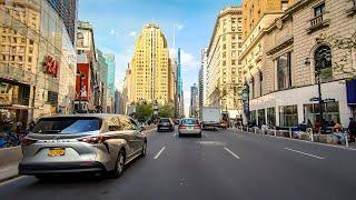 New York City 4K | Driving Around Manhattan [Midtown]