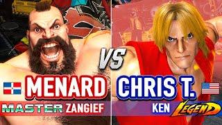 SF6  MENARD (Zangief) vs CHRIS TATARIAN (Ken)  Street Fighter 6 High Level Gameplay