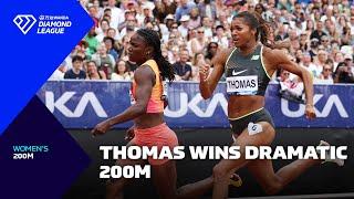 Gabby Thomas snatches dramatic 200m victory in London - Wanda Diamond League 2024