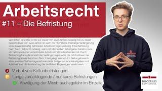 Die Befristung | Arbeitsrecht | #11