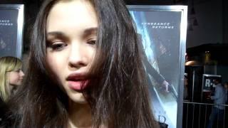 India Eisley at the "Underworld: Awakening" premiere