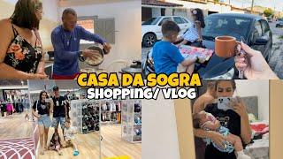 A TARDE COM A SOGRA / COMPREI ROUPAS PRA MIM / vlog