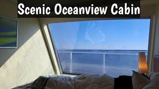 Carnival Sunshine Scenic Oceanview Cabin Walkthrough 9122 Rare Cabins