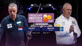 3-Cushion Kozoom Challenge Cup 2022 - Last 8 - Dick Jaspers vs Michael Nilsson