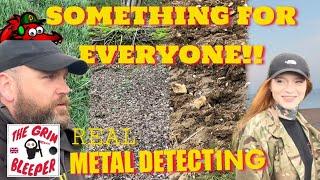 A BIT OF EVERYTHING:) metal detecting beach larking