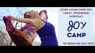 Live your JOY with Joy Camp hosted by Elena Sonnino