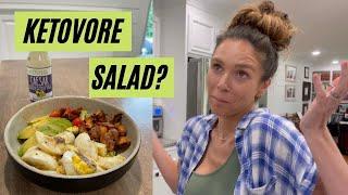 SUMMER KETO RECIPE [ KETOVORE SALAD ] what I eat