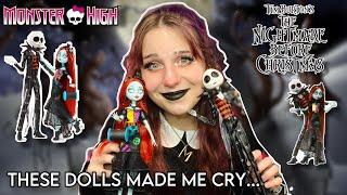 Monster High Skullector The Nightmare Before Christmas Jack Skellington & Sally Dolls Unboxing