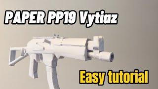 How to make a PAPER PP19 Vytiaz (KP-9) [TUTORIAL]