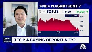 Buying opportunities elsewhere in tech, says T. Rowe Price's Tony Wang on Mag 7 sinking this week