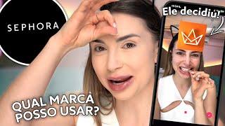 FILTRO DECIDE AS MARCAS QUE TEM NA SEPHORA