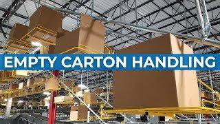 Box Conveyor | Empty Carton Handling in Warehouse and Distribution Centers