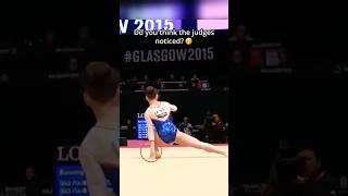 We'll see what kind of mood the judges were in today #gymnastics #fail #save #sports #dance