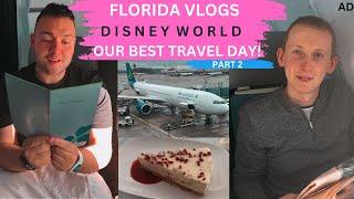 Walt Disney World Travel Day: Aer Lingus Business Class Seats Manchester To Orlando