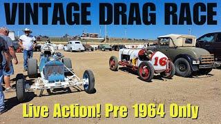 Live Action pre 1964 Drag Race in Box Elder, South Dakota