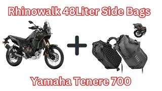 Rhinowalk 48Liter soft side bags for the Yamaha Tenere 700