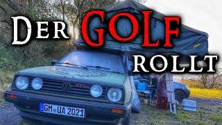 Der GOLF rollt | Lost Place und Overnight im Dachzelt