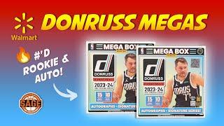 2023-24 Donruss Basketball Walmart Mega Boxes  #'d Rookie + #'d Auto!