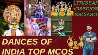 Dances of India | Folk Dances of India,Indian Art and Culture |OSSC,OSSSC,OPSC,LTR| Crack Govt. Exam