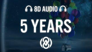 Hoang - 5 Years feat. Dia Frampton (Lyrics) | 8D Audio 