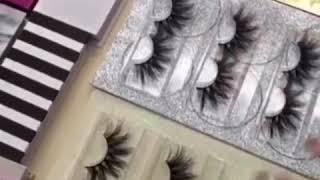 25MM Mink Eyelash Vendors and Custom Eyelash packaging boxes