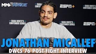 Jonathan Micallef Details Submission Victory That Earned UFC Contract | DWCS 76