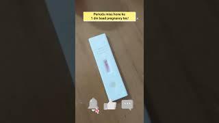 Periods miss hone ke 1 din baad pregnancy test #livepregnancytests #shorts