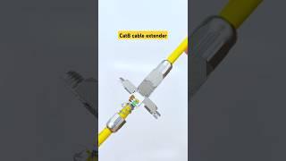 How to terminate a Cat8 Extender with the Cat8 cable #rj45 connector #tutorial#diy#cabling#cat8#cat7