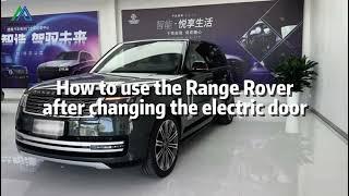  Range Rover Electric Door Upgrade | Embrace Luxury with Middle Brand 