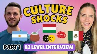 [B2 - UPPER-INTERMEDIATE - w/Subs]  Top 3 culture shocks in Argentina as a Hungarian