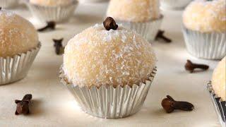 3-Ingredient Condensed Milk Coconut Truffles | Brazilian Dessert