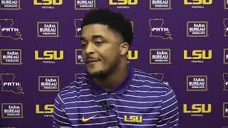 LSU RB Logan Diggs , Alabama game-week interview