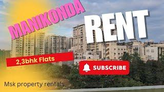 3bhk flats bachelors manikonda #Only bachelors