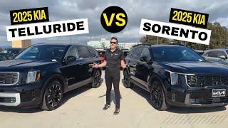 2025 Kia Sorento vs. Kia Telluride | SUV Comparison & Walkaround with Omar from Patterson Autos