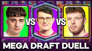 BIGSPIN vs. DOMINIK vs. MORTEN - MEGA AUSWAHL DUELL am LIMIT! | Clash Royale Deutsch