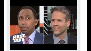 First Take | Stephen A. on Max's GOAT of GOATs rankings: "Many things wrong with your list"