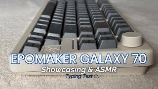 Satisfying ASMR Typing on the Epomaker Galaxy 70 ⌨️