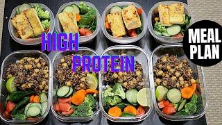 HIGH PROTEIN VEGETARIAN MEAL PREP | INDIANS IN CANADA | CHOUDHARY FAMILY VLOGS