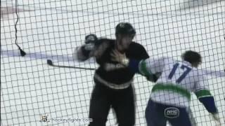 Ryan Kesler vs Corey Perry Oct 1, 2010