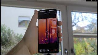 Wärmekamera App Haus durchmessen. FLIR Thermografie Smartphone Camera