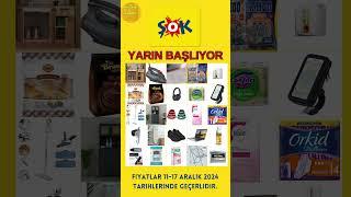 ŞOK 11 Aralık 2024 Aktüel Katalog Yarın Başlıyor