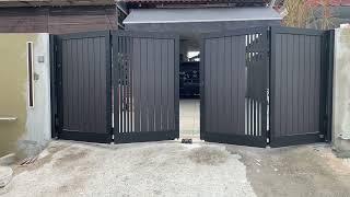 FULLY ALUMINIUM TRACKLESS AUTO GATE SYSTEM