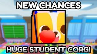 NEW Chances For Huge Student Corgi In Pet Simulator 99!