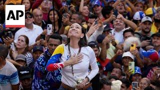 Venezuela opposition leader María Corina Machado defies Maduro to lead protests