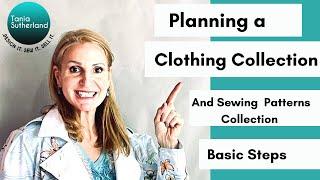 Planning a clothing collection and sewing pattern collection basic steps