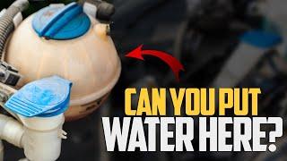 Can You Put Water in Your Coolant Reservoir