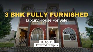 VN105 | 3 BHK Ultra Luxury Fully Furnished Villa with Modern Architectural Design For Sell In Indore