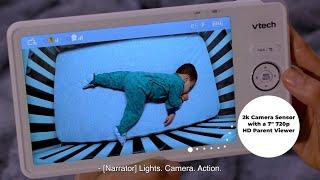 VTech RM7766HD 7-inch 1080p Smart WiFi Remote Access 360 Degree Pan & Tilt Video Baby Monitor