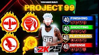 99 3PT + 99 BALL HANDLE + 99 STEAL + 11 LEGEND BADGES is THE BEST GUARD BUILD in NBA 2K25!