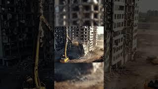 Site Demolition: Unleashing the Giant Excavator